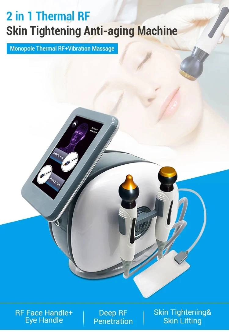 RF Facial Beleza Máquina, Levantamento De Rosto, Olho Remoção De Rugas, Rejuvenescimento Da Pele, Vibração Massager, Cuidados Com O Corpo, Apertando Instrumentos