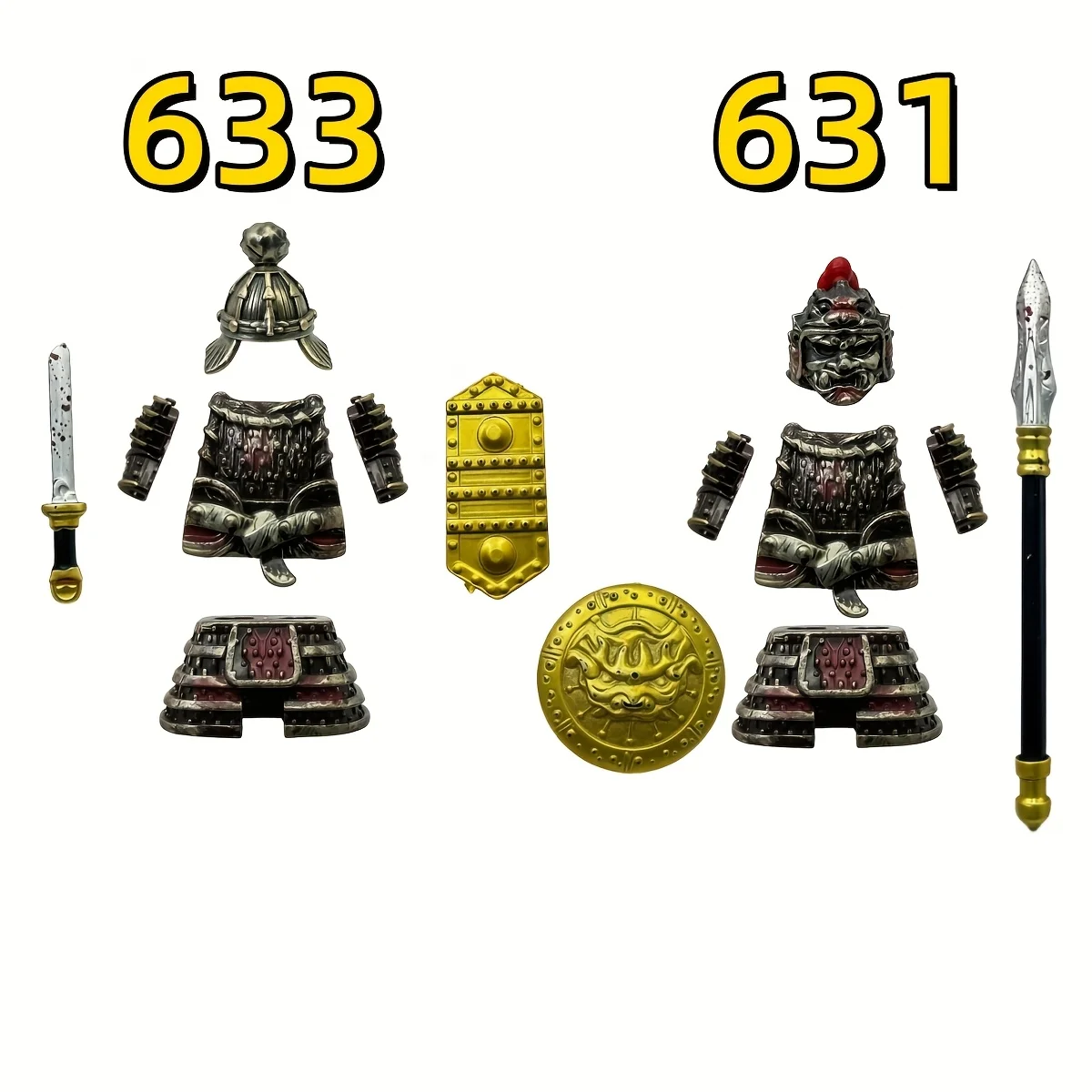 

Medieval Tang Dynasty Xuanjia Soldiers Golden Soldier Model Assembly Figures, Suitable for Halloween Gifts/Christmas Gifts/Easter Gifts/Thanksgiving Gifts/Birthday Gifts, Perfect Home Decorations