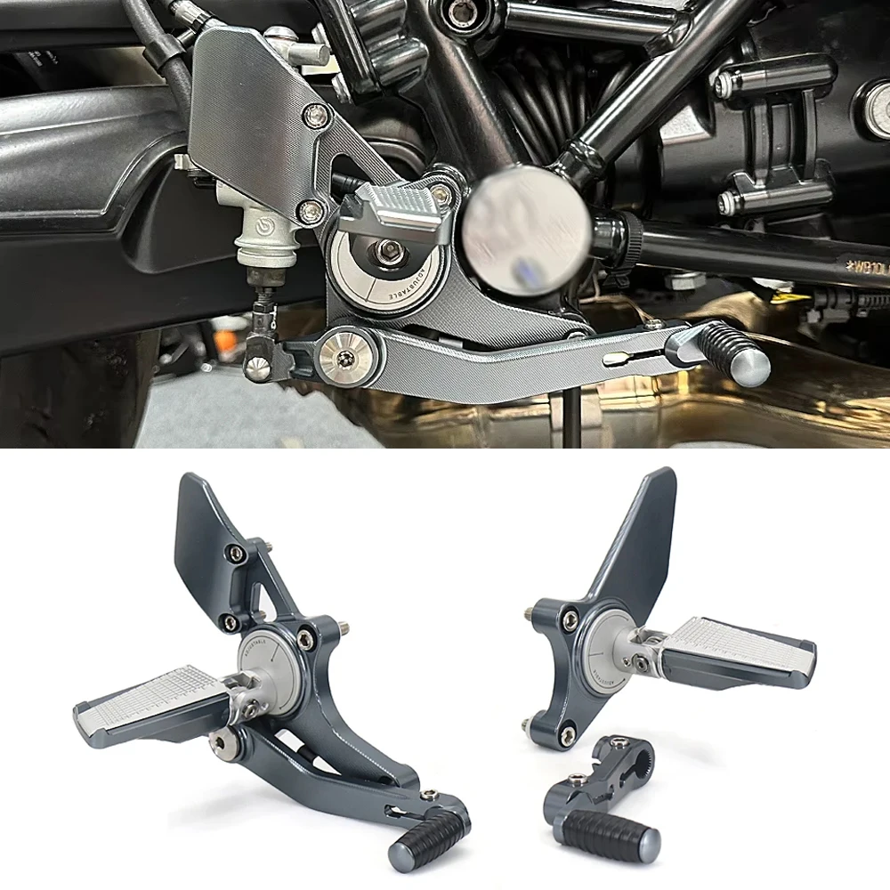 

New Motorcycle CNC Aluminum Foot Kit Rearsets Footrest Set For BMW R9T RNINET R NINET R NINE T RnineT R NineT 2021 2022 2023