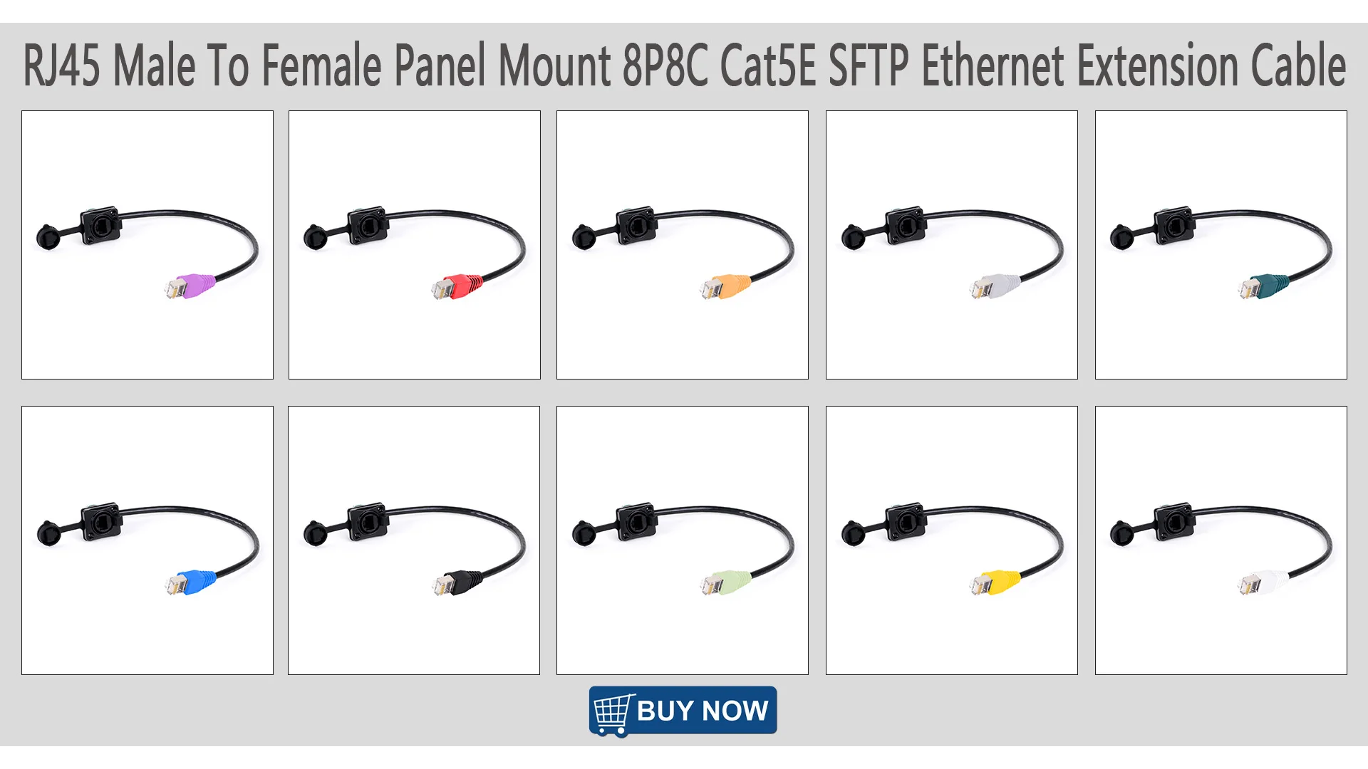 0,3 M-100 M CAT5/CAT5E RJ45 Bühne Ethernet Verlängerung Abgeschirmtes Kabel Outdoor & Indoor LAN Netzwerk STP/SFTP Kabel mit Zinklegierung Stecker – Detail 4