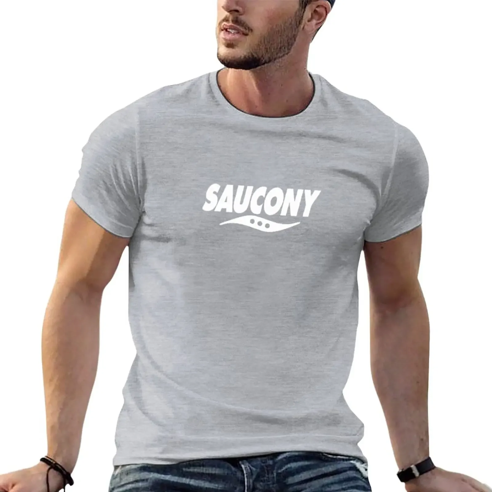 BEST TO BUY - Saucony Essential t-shirt sport fans sublime boys whites t-shirt oversize da uomo