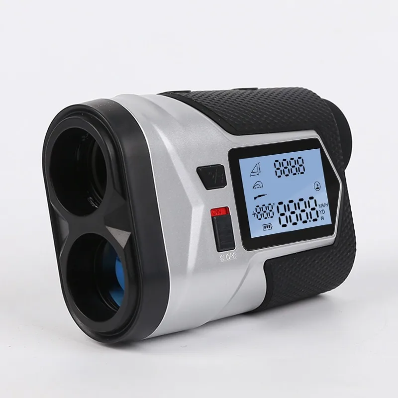 Cross-border Golf Telescope Laser Rangefinder Charging with Screen Speed Measurement Angle Measurement Lock Flag Vibration 1200m