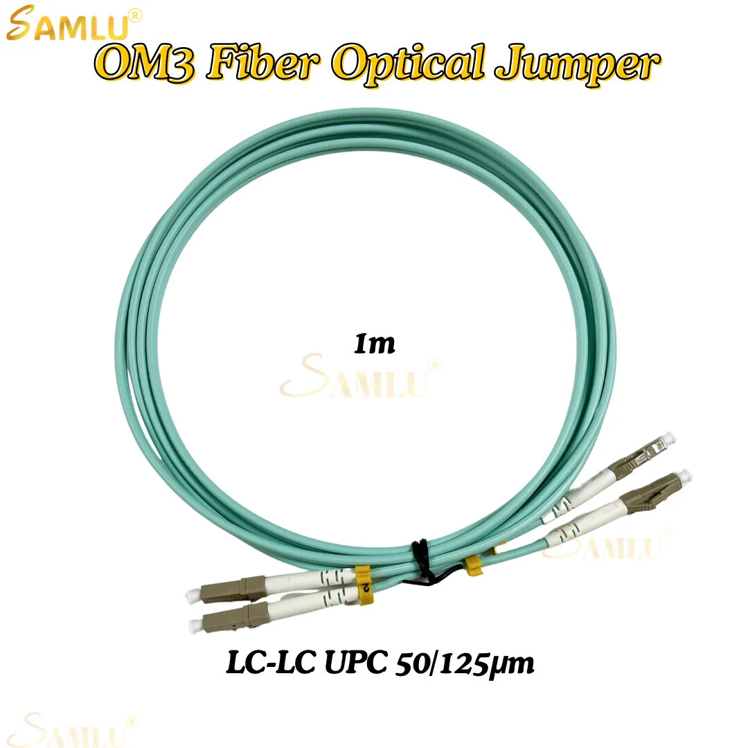 

1m 10Pcs/Lot LC-LC UPC Multi-Mode OM3 Cable 2.0/3.0Mm Multimode Duplex LC-UPC Fiber Optical Jumper Patch Cord