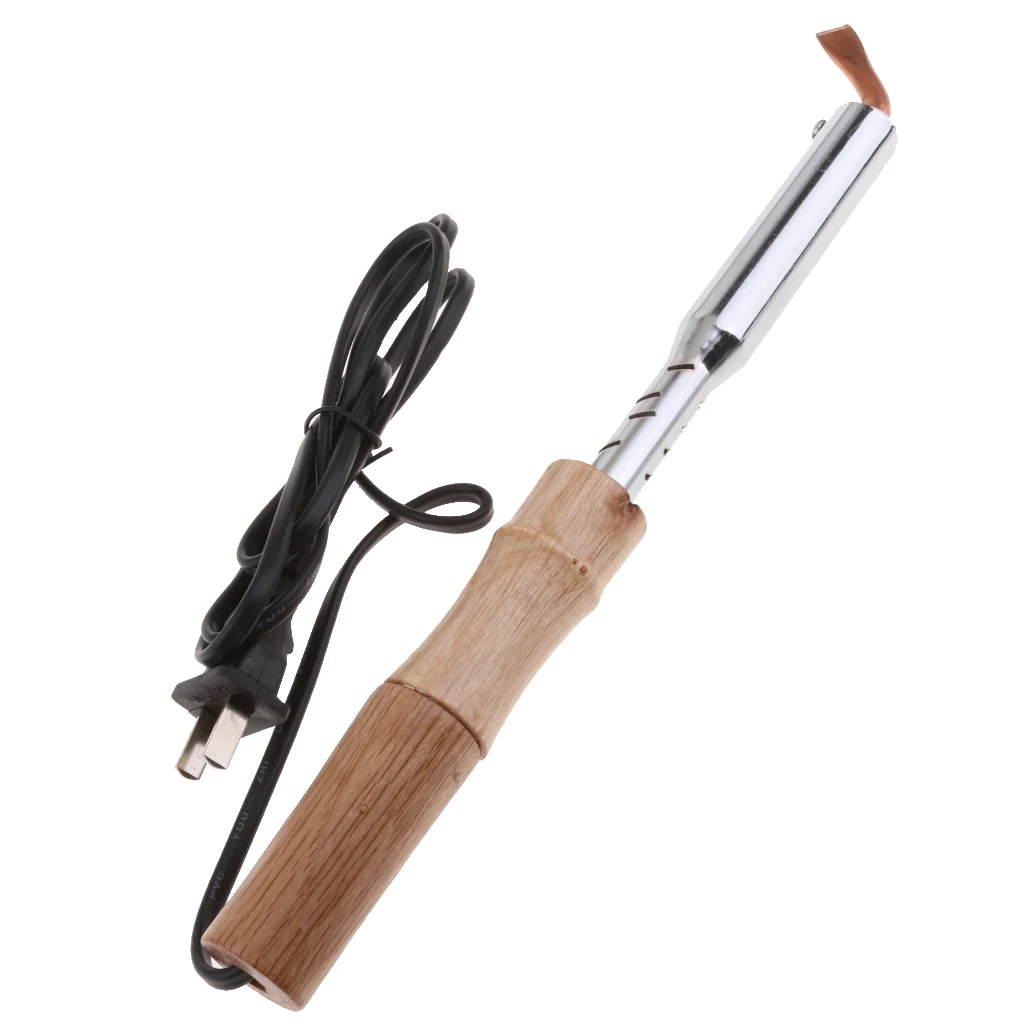 Electric Soldering Iron with insulated Wooden Handle Welding Tool - 75W