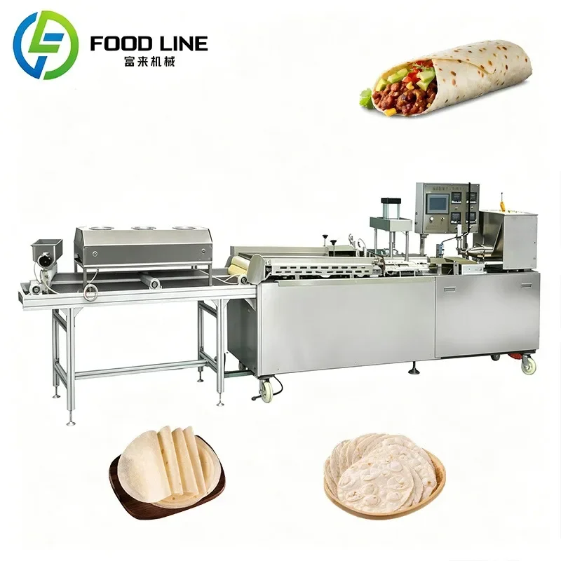 FL Automatic Tortilla  Machine Copper Pancake Tube Coil Making Machine Electric Tortilla Press for Sale Pancake Cake Make Custom
