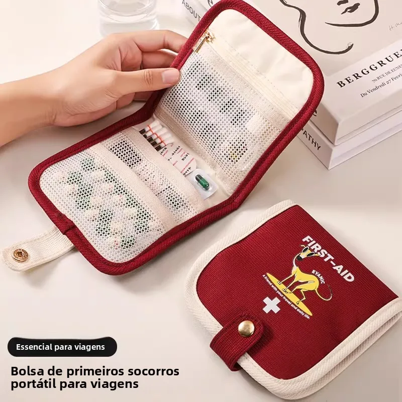 borsa-medica-portatile-da-viaggio-per-emergenze-all'aperto-custodia-per-medicinali-personale-comodo-organizer-portatile-senza-marchio-f36599