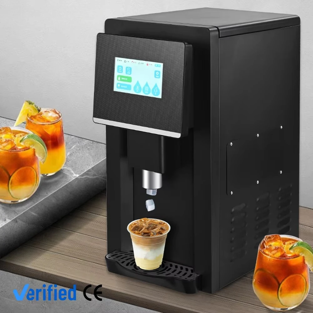 Wholesale High Capacity 50KG/24h Countertop  Ice Maker Machine Portable Chewable Pebble Ice Dispenser for Home Drinks