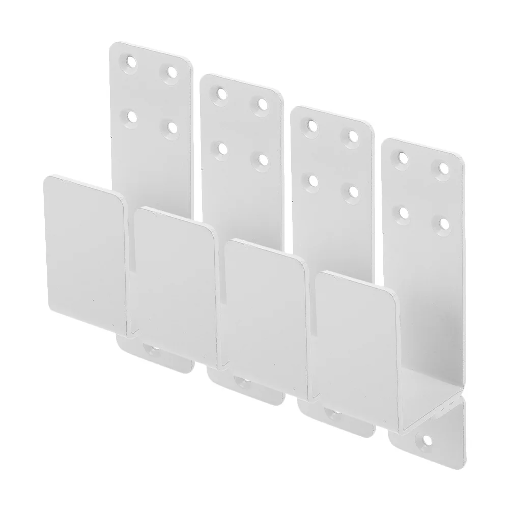

1 Set Heavy Duty U-Shaped Door Barricade Bracket Metal Security Bar Holder Steel Barn Door Hardware Garage Basement Gate Bracket