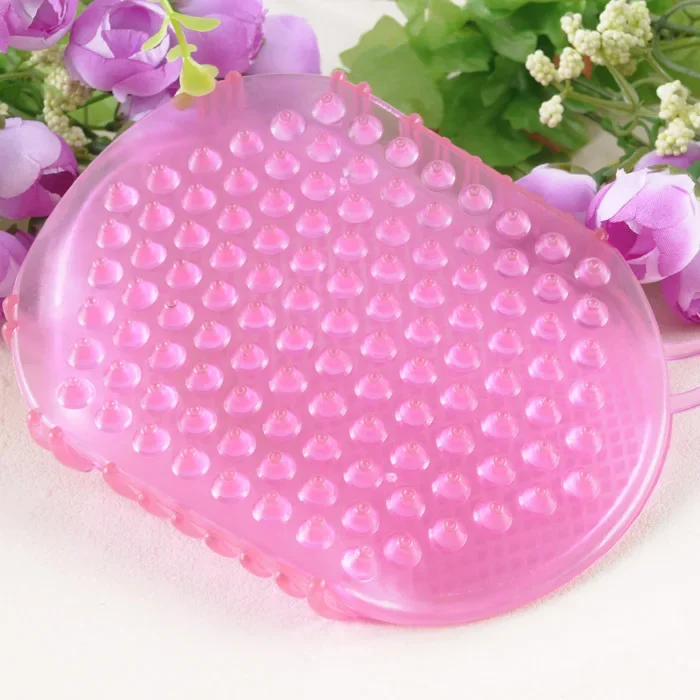 1Pcs Soft Silicone Massage Scrub Gloves for Peeling Body Bath Brush Exfoliating Gloves Foot Brush for Body Brush Body Cleaner