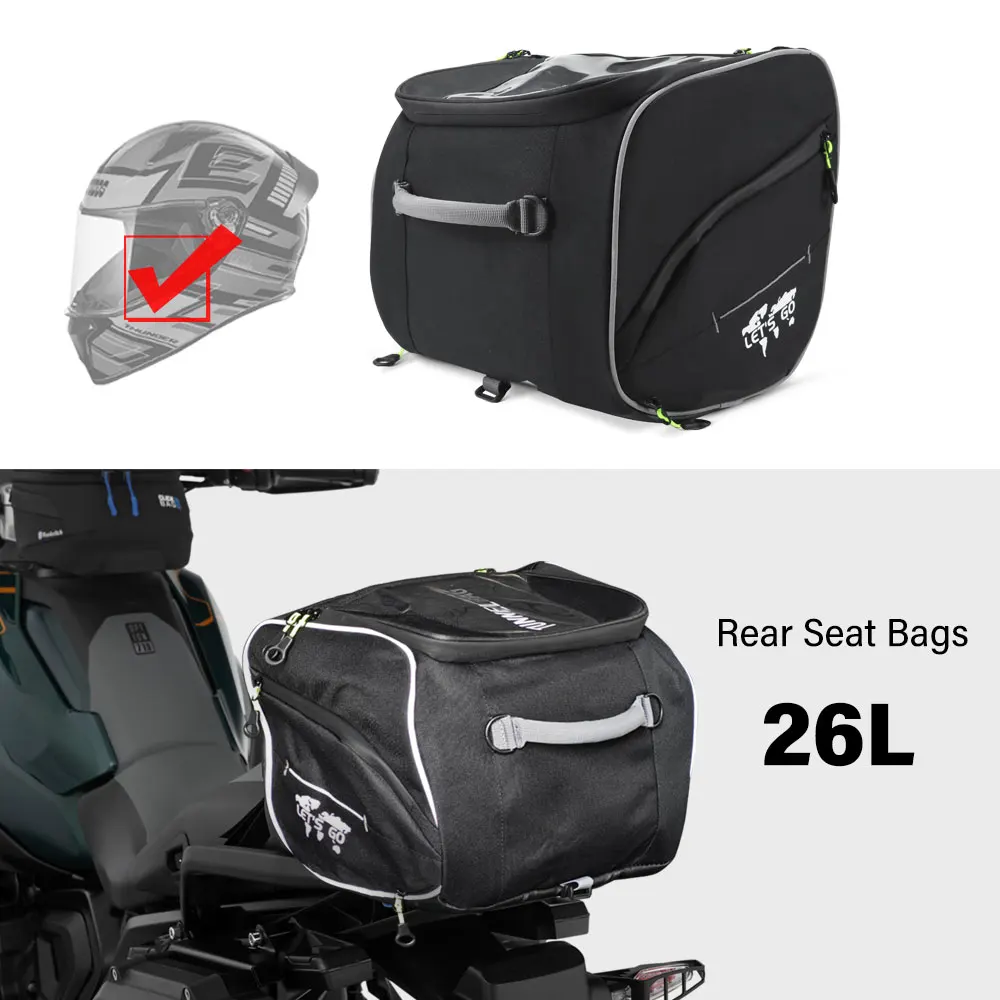 

Motorcycle Rear Seat Bags For BMW R1300GS R 1300 GS Adventure R 1250 GS GSA R1250GS Adv R1200GS LC Helmet Bag Travel Tail Bag