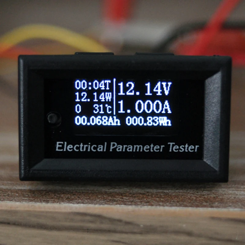 Testeur numérique multifonction OLED, mesure de tension, courant, puissance, température, temps, capacité, énergie