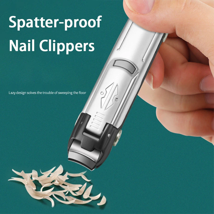 Multifunctional Stainless Steel Car Nail Clipper Set Anti Splash Nail Clipper Thick Nail Special Large Size