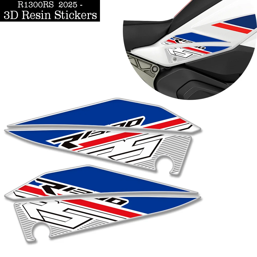 

2025 2026 Motorcycle Decals For R1300RS R 1300 RS R1300 Tank Pad TankPad Cap Grips Gas Fuel 3D Resin Stickers Protection Knee