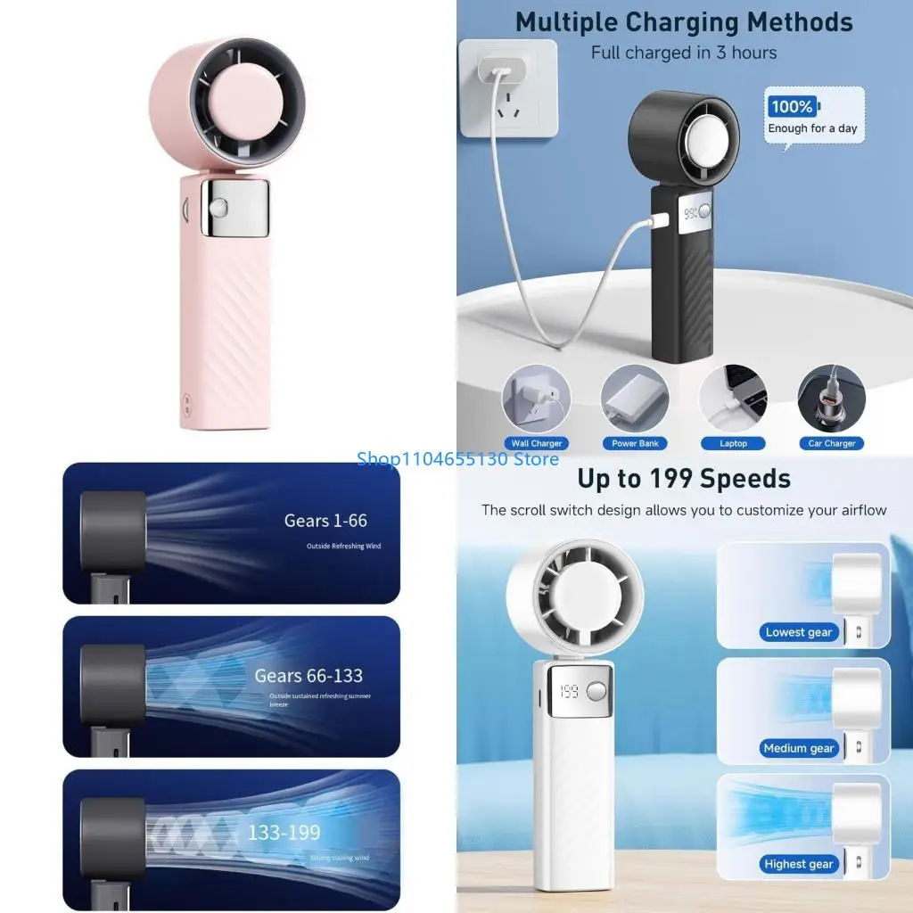 

Удобная маленькая стола вентилятора вентилятора вентилятора, подходящая для использования в кемпинге