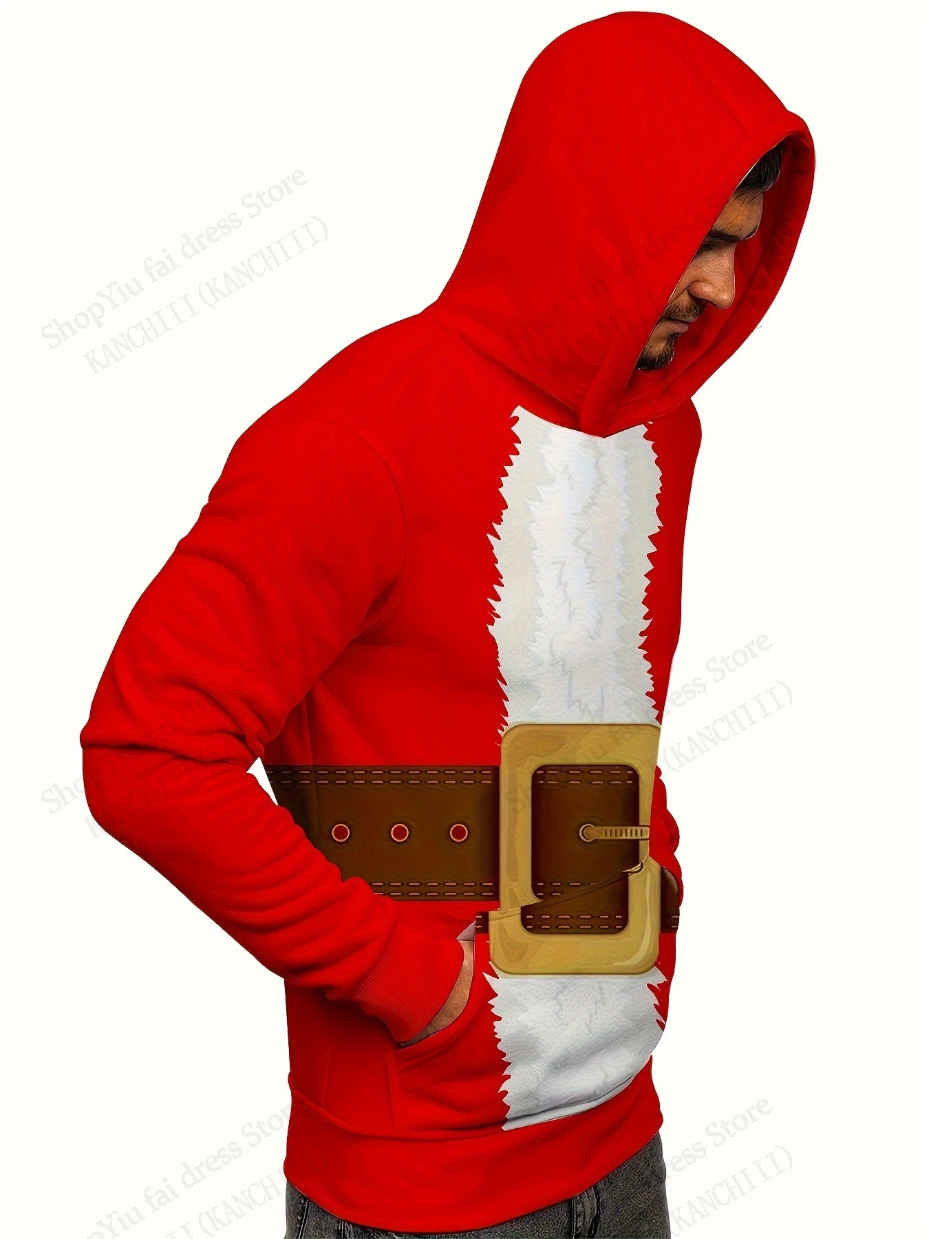 2026 新しいクリスマスサンタクロース 3d プリントパーカー男性女性ファッションクリスマスパーカースウェットシャツティーンズトラックスーツ男性服パーティー