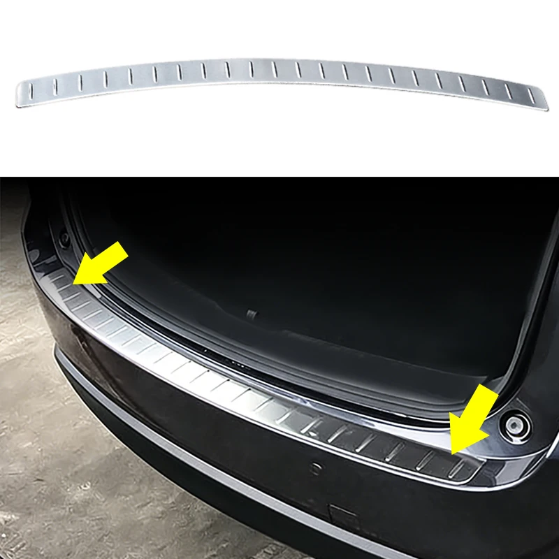 

For Mazda CX-5 CX5 2017-2025 Stainless Steel Car Rear Bumper Protector Sill Trunk Cover Exterior Parts