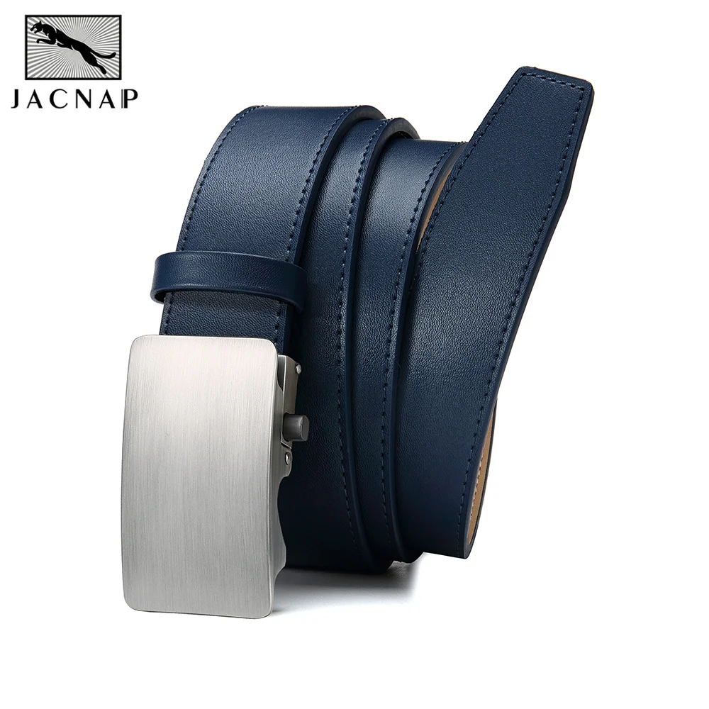 Men Belts Automatic Buckle Belt Genune Leather High Quality Belts for Men Leather Strap Casual Buises for Jeans