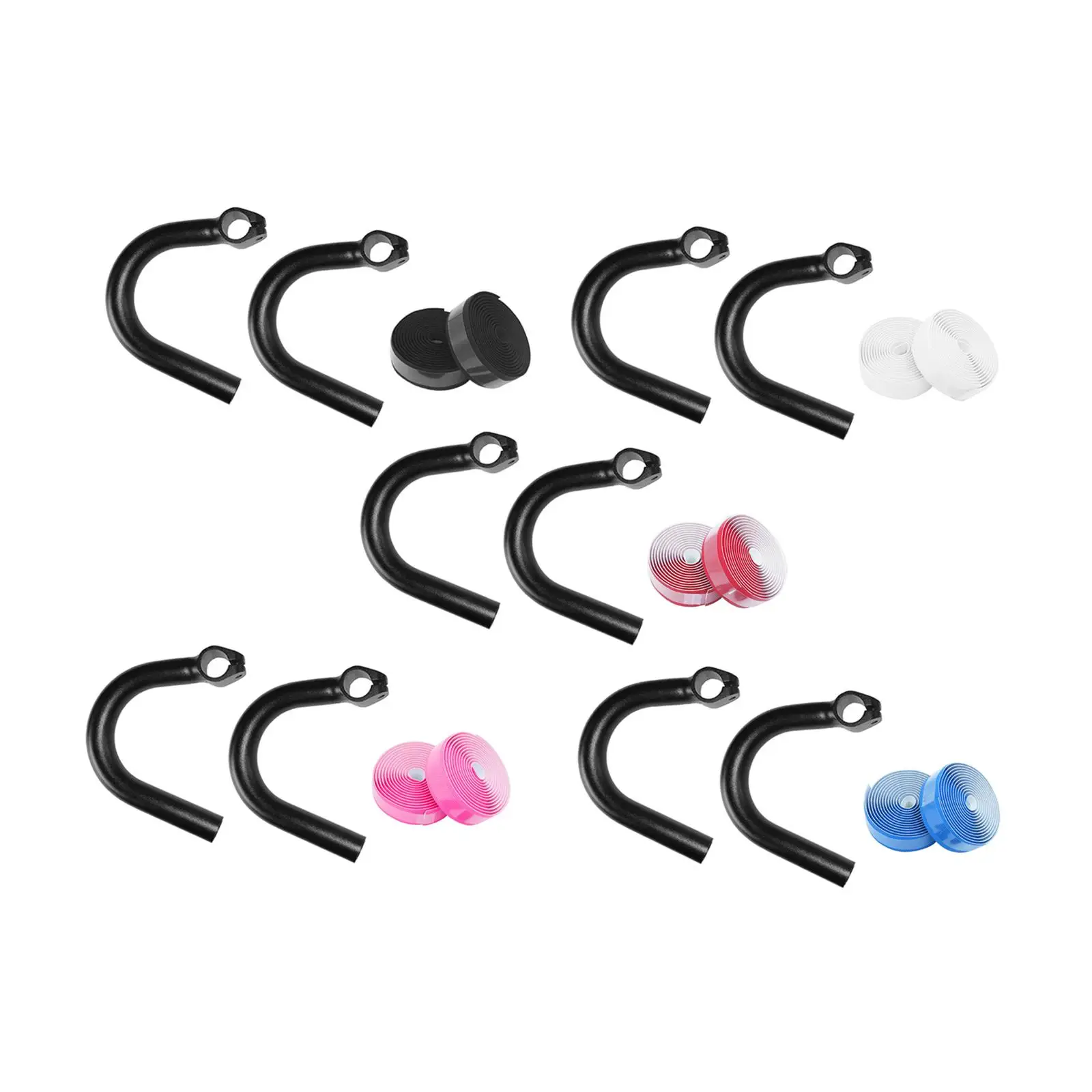 

Bicycle Handlebar Aluminum Alloy Ultralight Replacement Sturdy Equipment Premium External Angle Bar for Riding Cycling