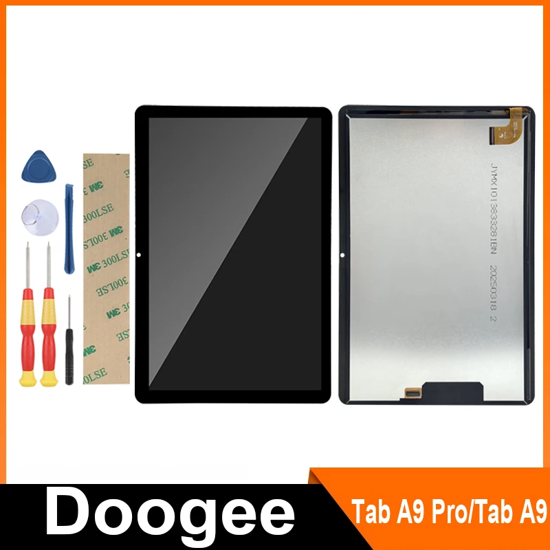 For DOOGEE Tab A9 Tab A9 Pro Tab G6 Tab A9 Pro+Tab A9+Tab E3 Tab E3 Pro Tab E3 Max / LCD Display + Touch Screen
