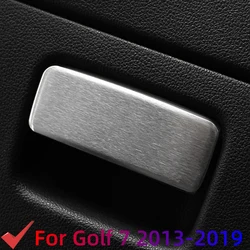 Pilot Glove Box Handle Cover Trim for Volkswagen VW Golf 7 MK7 7.5 MK7.5 2013 - 2019 Stainless Steel Car Stickers Decoration