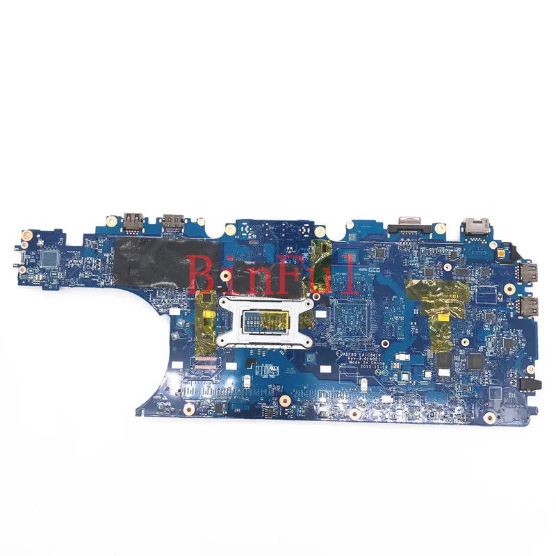 CN-0CPTX8 0CPTX8 CPTX8 Dành Cho Dành Cho Laptop DELL Latitude E5570 5570 Laptop Bo Mạch Chủ ADP80 LA-C841P Với SR2FS I5-6440HQ CPU 100% Full Kiểm Nghiệm