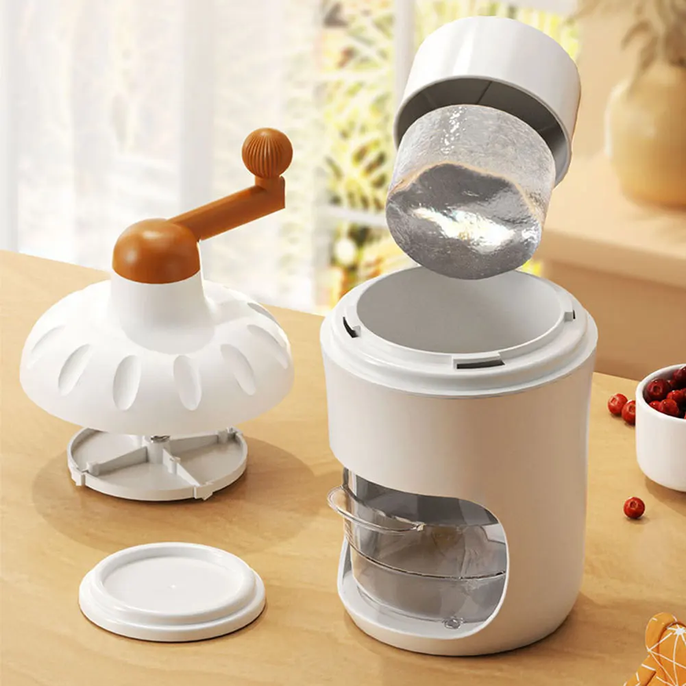 

Мини-роторный станок для бритья льда, легкий бытовой дробленый льдогенератор, многофункциональный ручной генератор для блеска для детей и взрослых