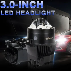 3 Inch universal bi led light Fog Lamp H1 Hb3 H8 9005 H11 Laser Bi Lens Fog Lights Bulb White 6000K car headlight led projector
