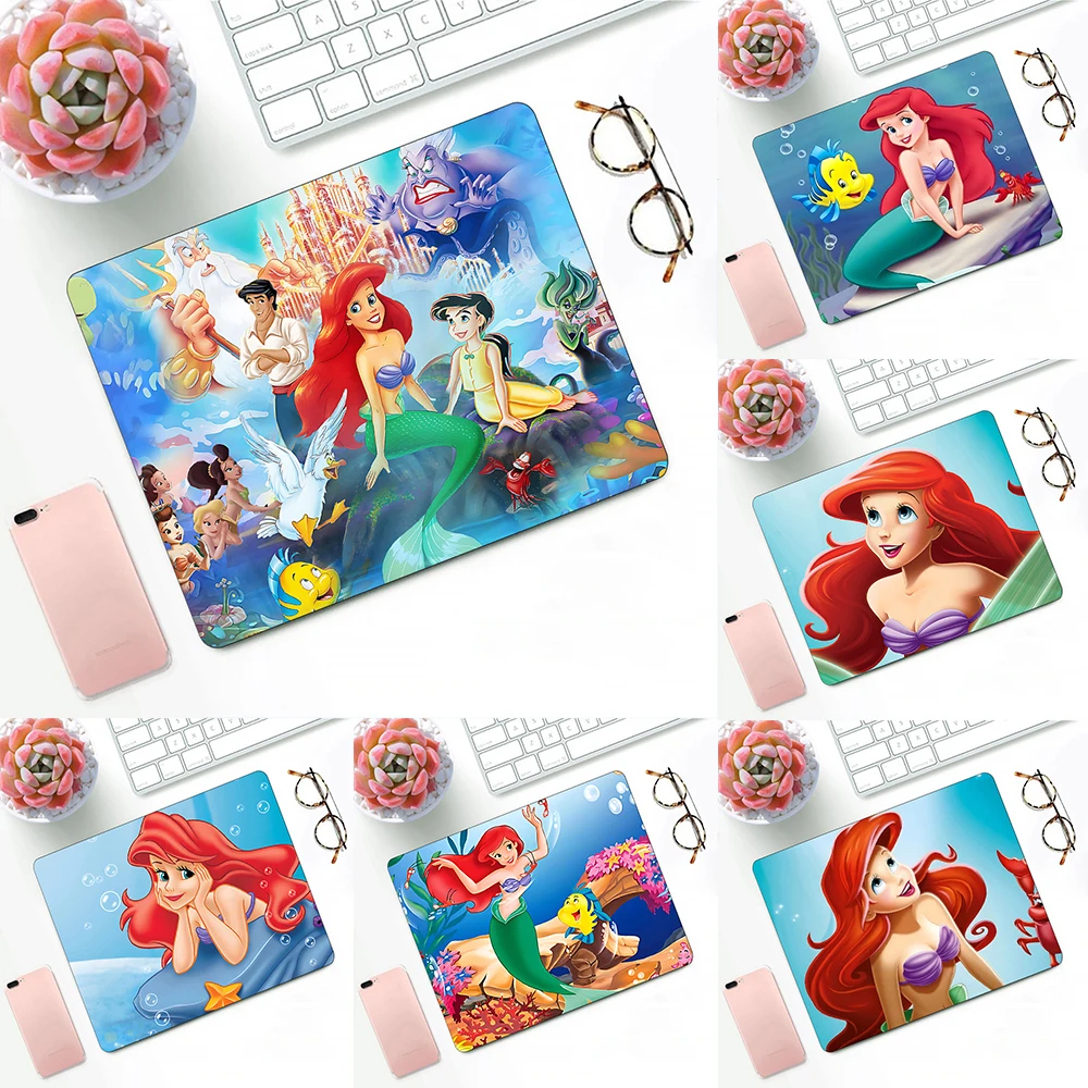 

Disney The Little Mermaid Gaming Mouse Pad XS Small Mousepad For PC Gamer Desktop Decoration Office Mouse Mat Deskmat Rug