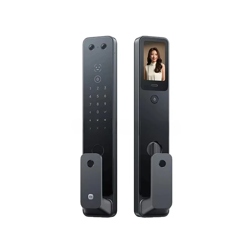 New Arrival Mi Mijia WIFI BLE Smart Door Lock 2 Pro AI 3D Face Recognition With Camera Cat Eye Visual Screen for  APP