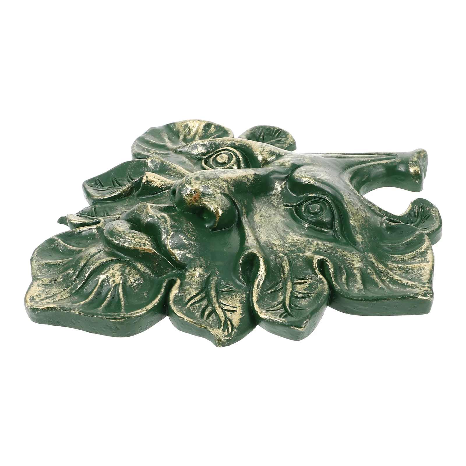 

Green Man Plaque Resin Home Decor Garden Green Man Wall Decor Ornament Vintage Bedroom Living Room Office Yard Craft Statue