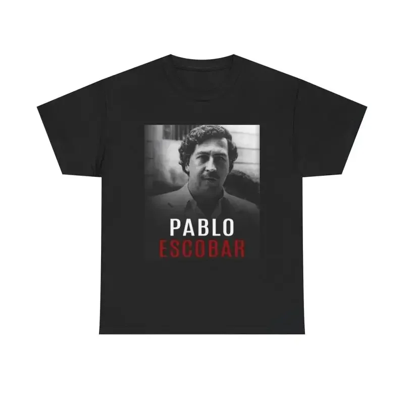 Pablo Escobar T Shirt Vintage Photo Colombia Retro Mexico Heavy Cotton