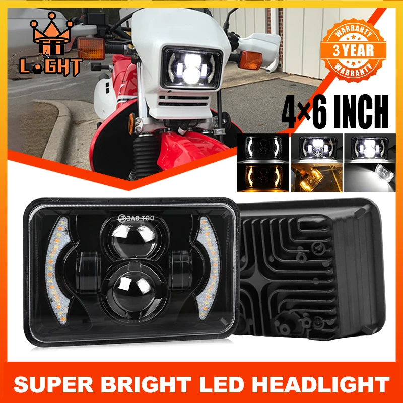 

Фара головного света HAOLIDE, 12 В, 24 В, 4x6 дюймов