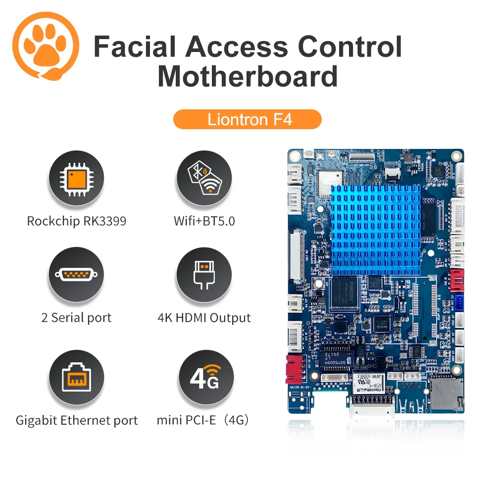 

Liontron RockChip RK3399 CPU Development Board LPDDR 4GB RAM 128GB ROM LVDS HDMI MIPI Linux Android Ubuntu single board computer