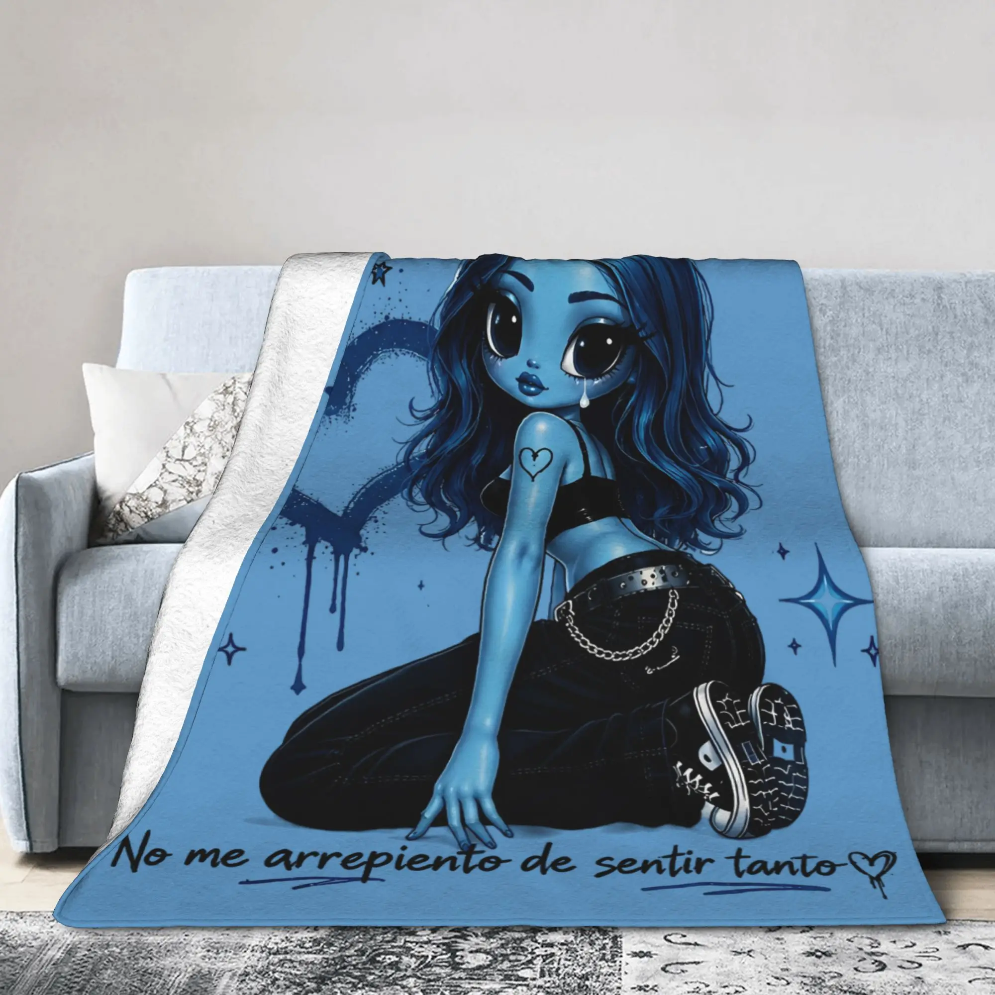 Relax No Me Arrepiento De Sentir Tanto Karols G NMADST  Blanket Merch Bedding Decorative  Throws And Blankets Super Soft Fleece