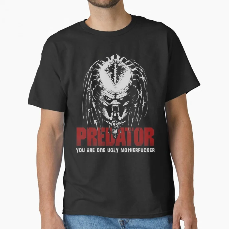 

80s Retro Horror movie Predator The Jungle Hunter Alien Warrior Gift T shirt large size Tops S-6XL