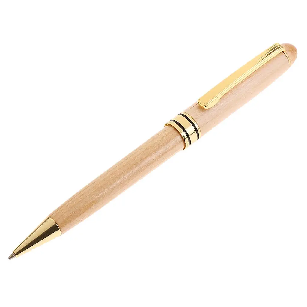 Durable Bamboo Felt Tip Ballpoint Pen Gift Souvenir Merchandise Craft for Ceremony