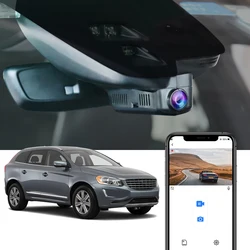 DVR per auto per Volvo XC60 2017 2016 2015 2014, Fitcamx Dashcam Dash Cam 4K Fotocamera per auto