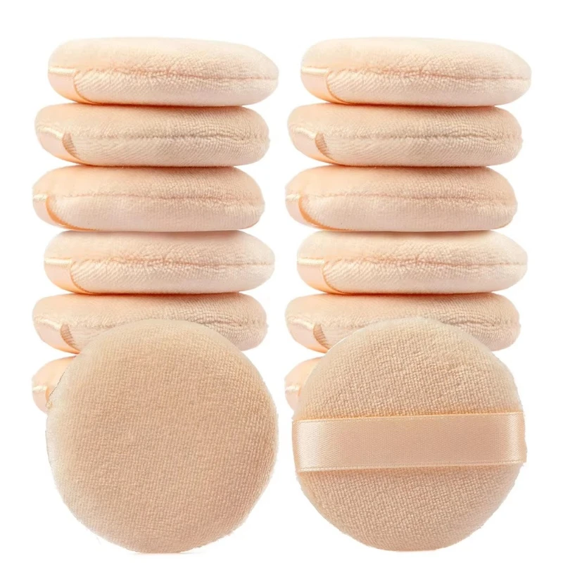 5-30 stücke Professionelle Runde Form Gesichts Gesicht Körper Powder Foundation Puff Tragbare Weiche Kosmetische Puff Make-Up Foundation Schwamm