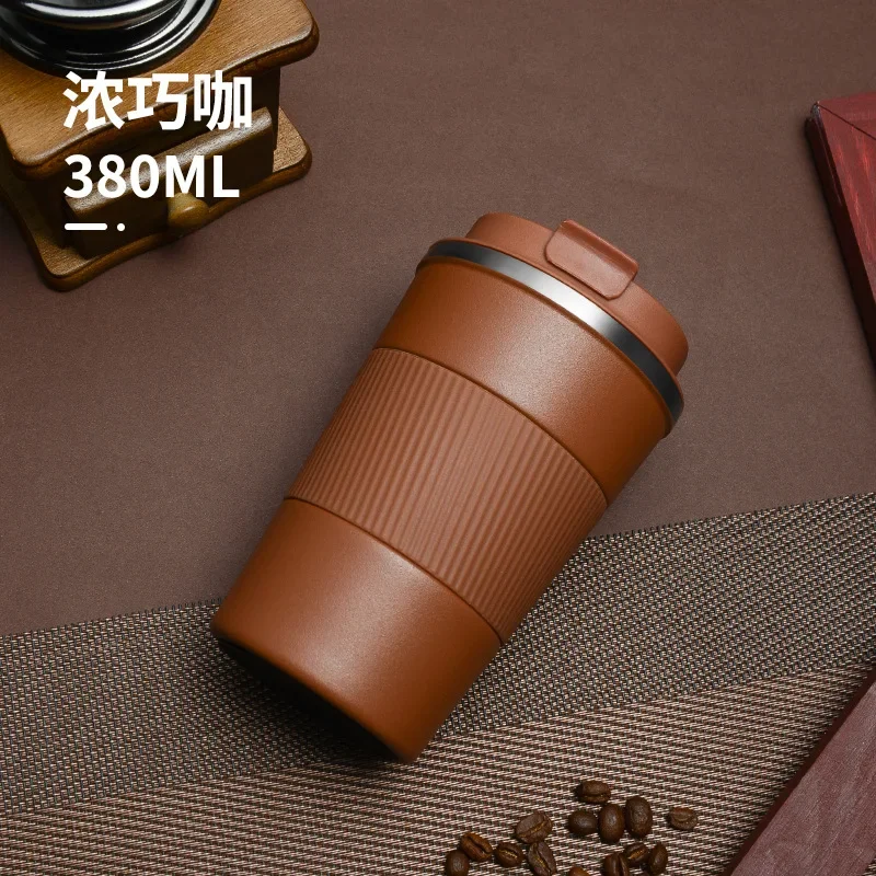 

380ml 510ml Stainless Steel Coffee Cup Thermal Mug Garrafa Termica Cafe Copo Termico Caneca Non-slip Travel Car Insulated Bottle