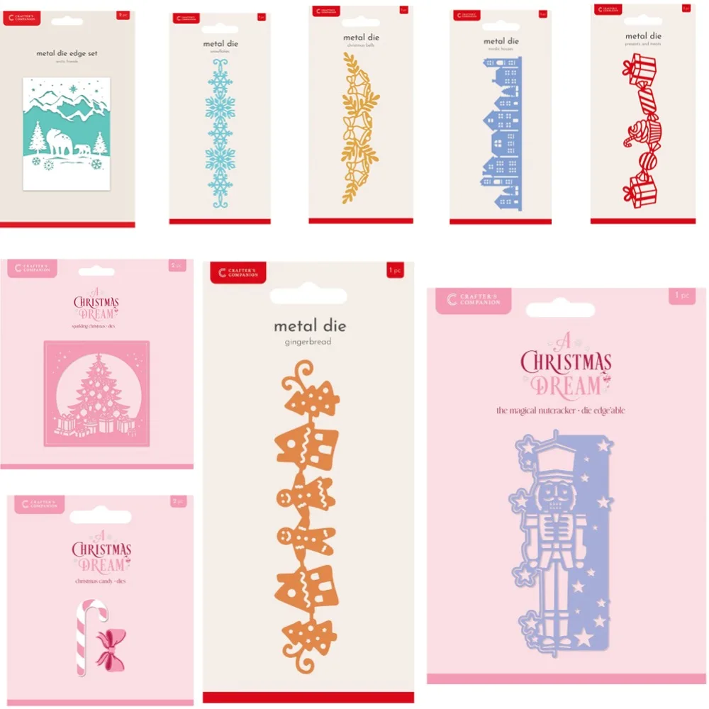 Candy Cane & Foliage 2025 Christm Cutting Dies Stamps For DIY Scrapbooking Crafts Maker Photo Album Template Handmade Decoration