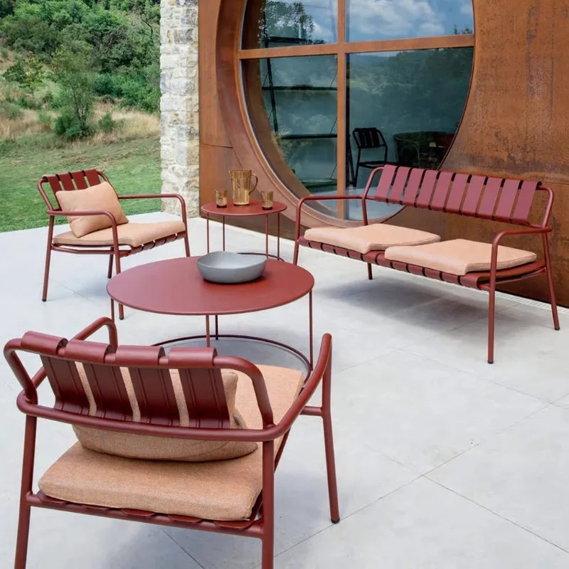 

Sofa combination outdoor leisure table and chair set