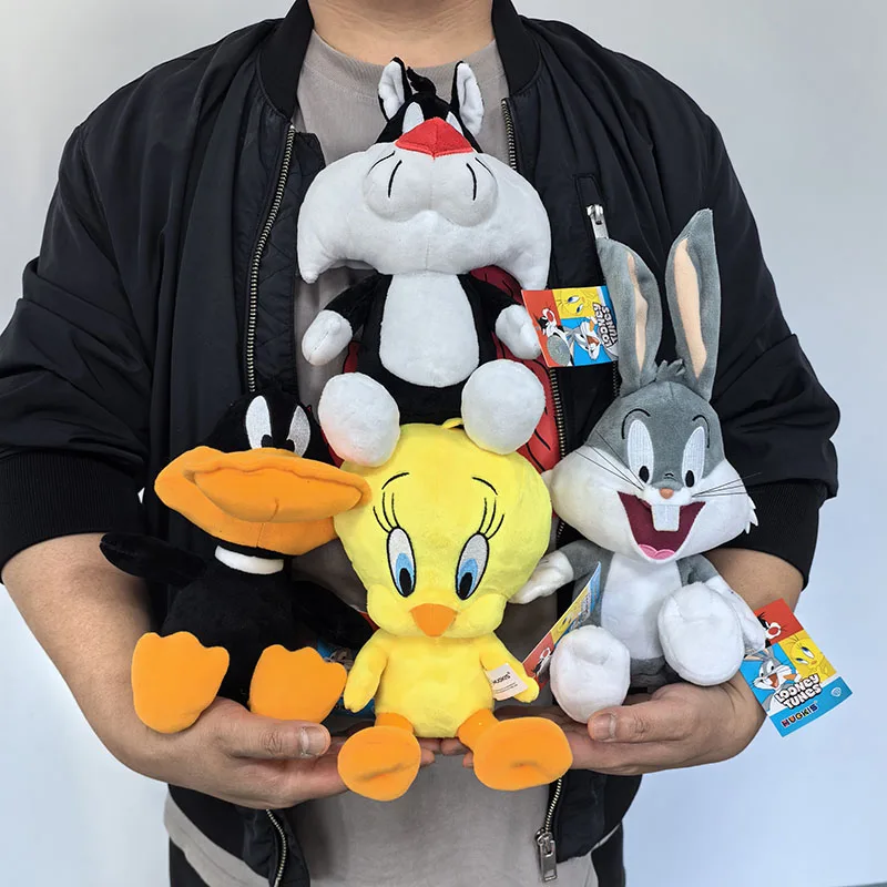 

New 20cm Classic Looney Tunes Bugs Bunny Cartoon Stuffed Animal Doll Tweety Cyclone Daffy Plush Toy Figure Children's Gifts