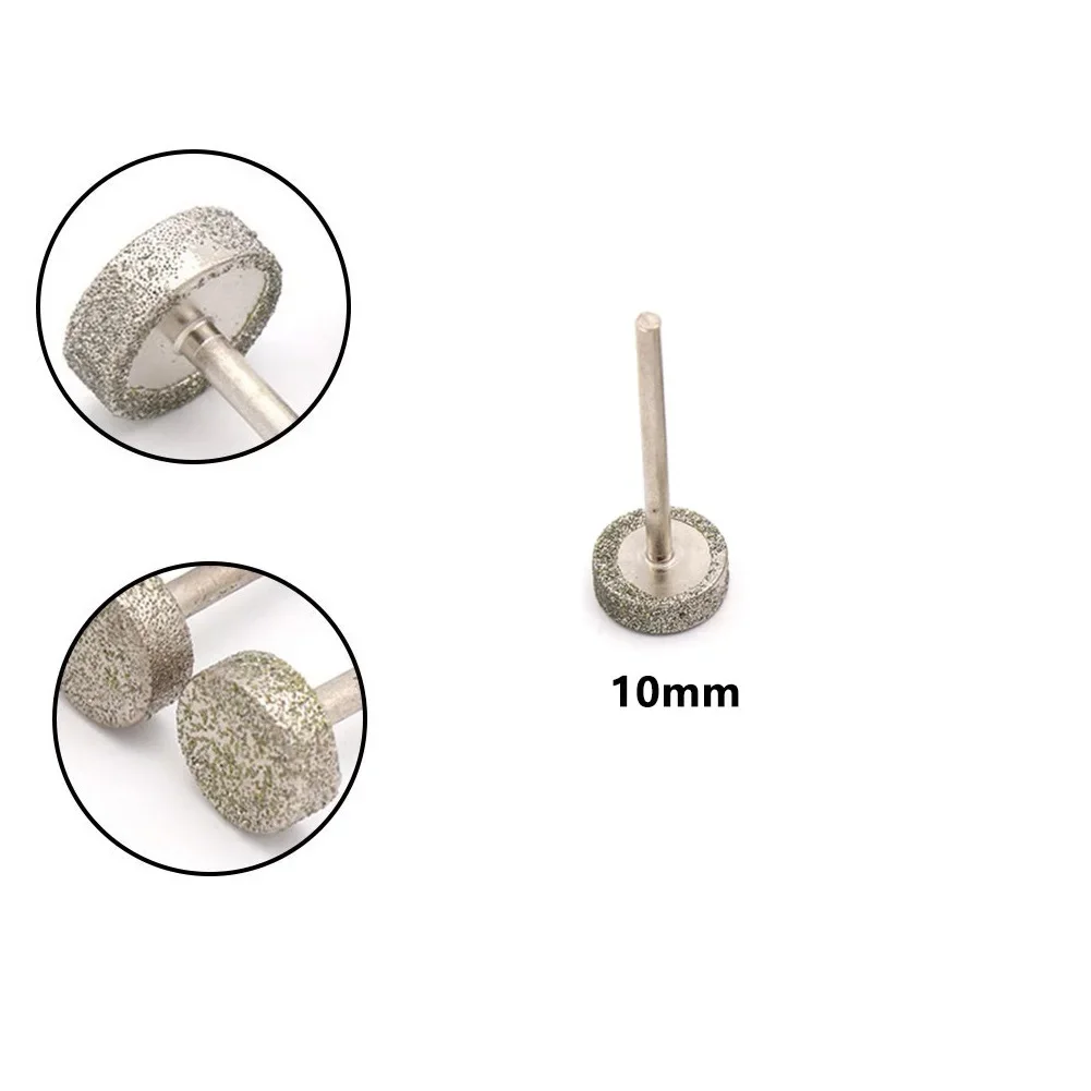 1 pz di alta qualità testa di rettifica diamantata rettifica Burr cilindro 8/10/12/14/16mm testa di rettifica diamantata testa di rettifica
