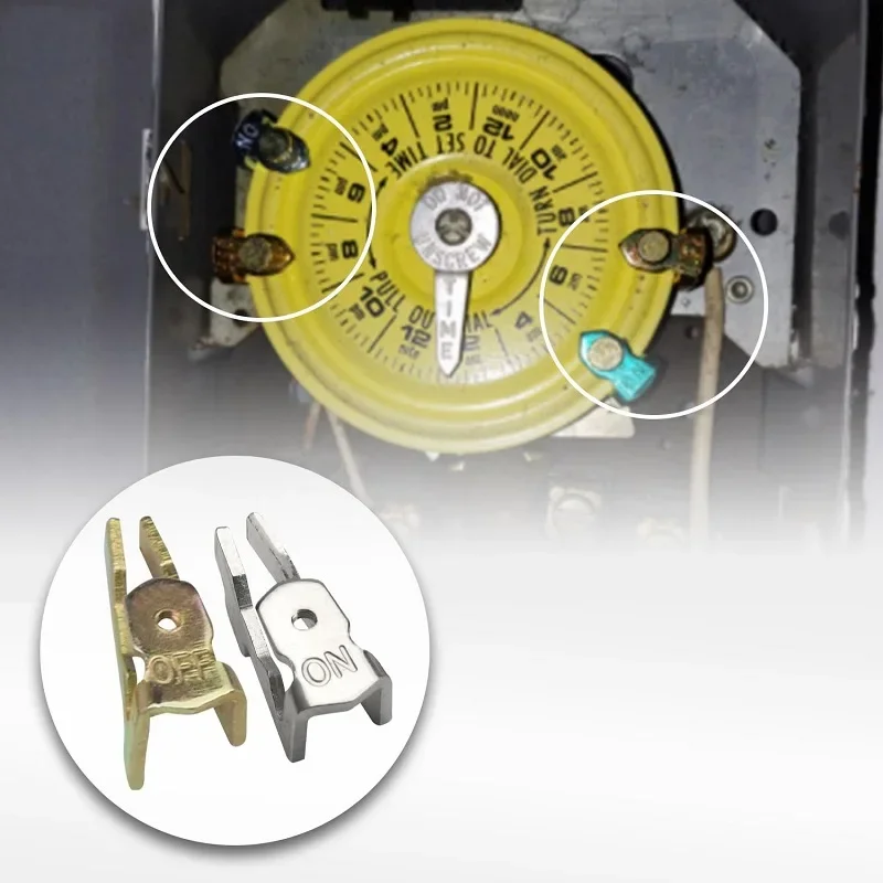 10pcs Metal Silver Time Switch Replacement Trippers Kit For T100 Series Timer Switch Kit Compatible With Intermatic 156T1978A