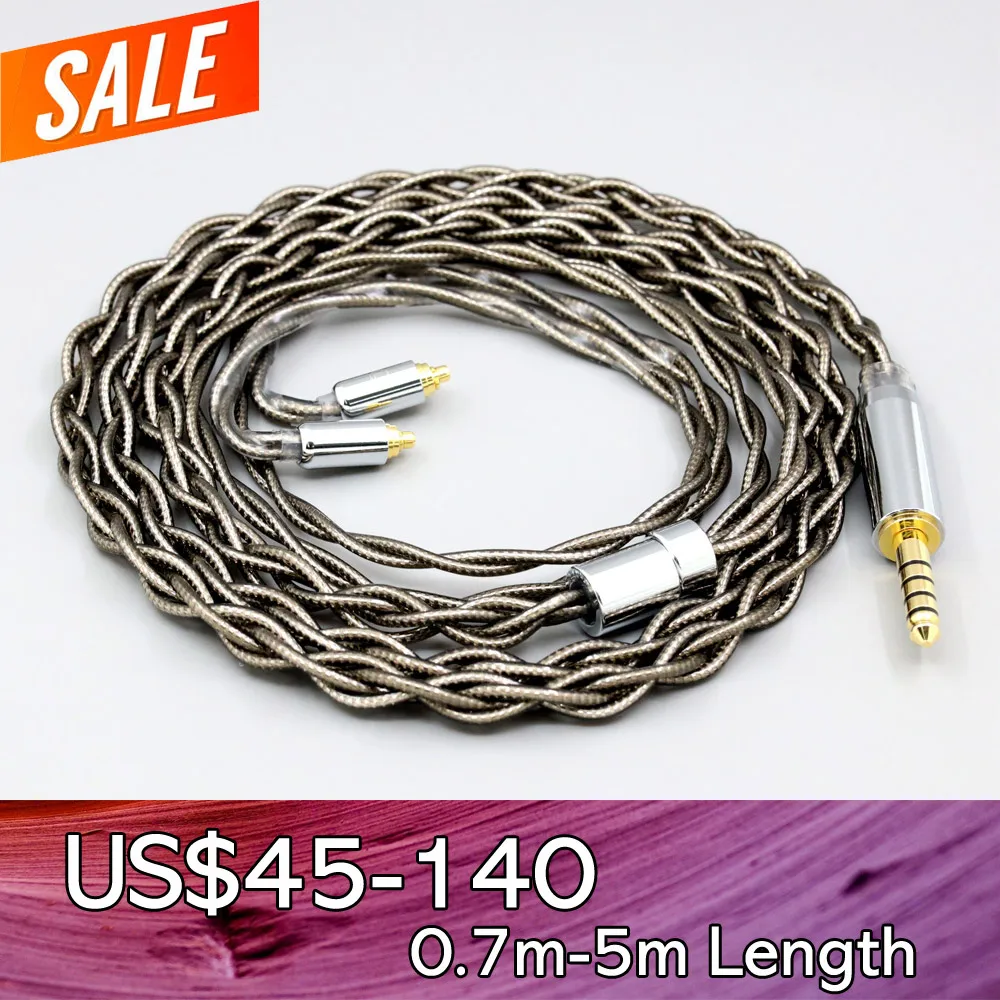 99% Pure Silver Palladium + Graphene Gold Earphone Shielding Cable For AKG N5005 N30 N40 MMCX  LN008226