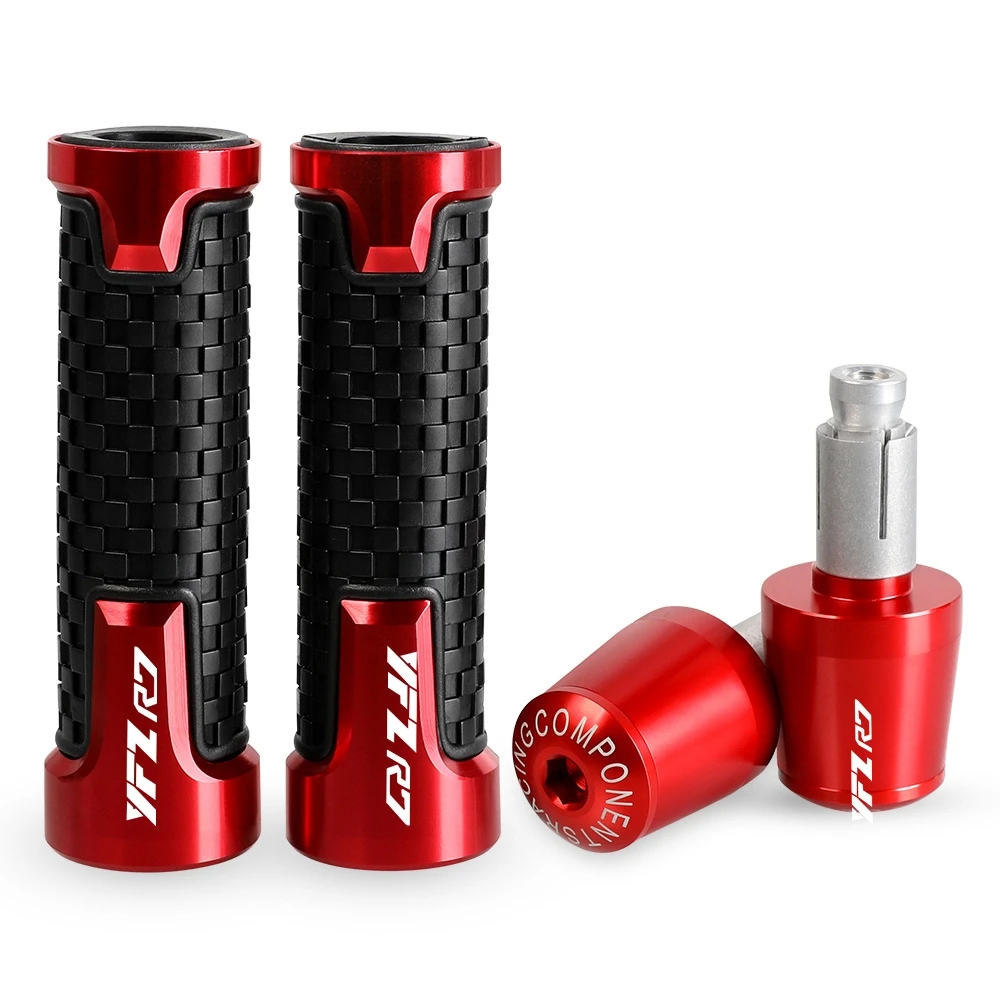 

Motorcycle Accessories For YAMAHA YZF YFZR7 2000-2019 2020 2021 2022 7/8" 22MM Handlebar Hand Grips Handle Bar End Cap plug