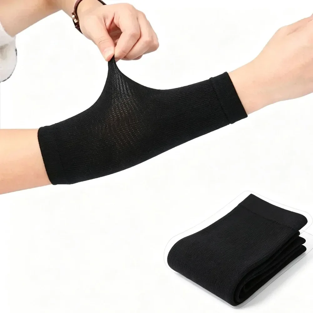 1 Pair Women Compression Arm Wrap Sleeves Elastic Arm Slimming Shaper Fat Burning Tone Up Arm Shaping Sleeves