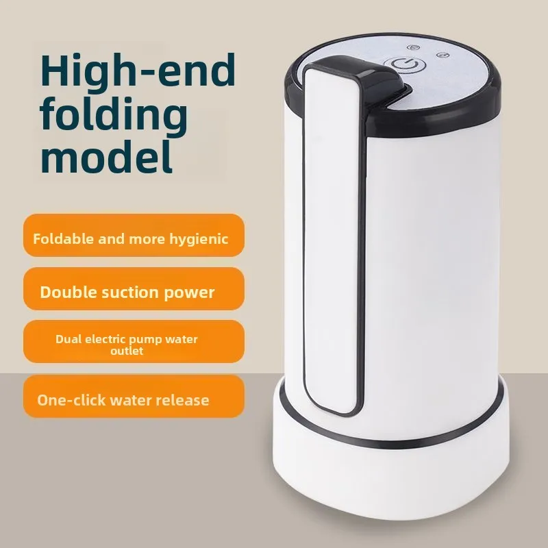 Silent Electric Water Pump, Rechargeable Automatic Water Dispenser for Bottled Water Home Use