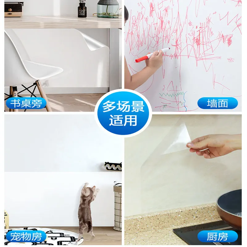 Electrostatic protective film, emulsion paint, wall protection sticker, anti kicking and anti dirt transparent film, waterproof