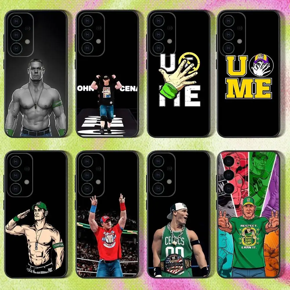 

J-John C-Cena Phone Case For Samsung S25,S24,S21,S22,S23,S30,Ultra,S20,Plus,Fe,Lite,Note,10,9,5G Black Cover